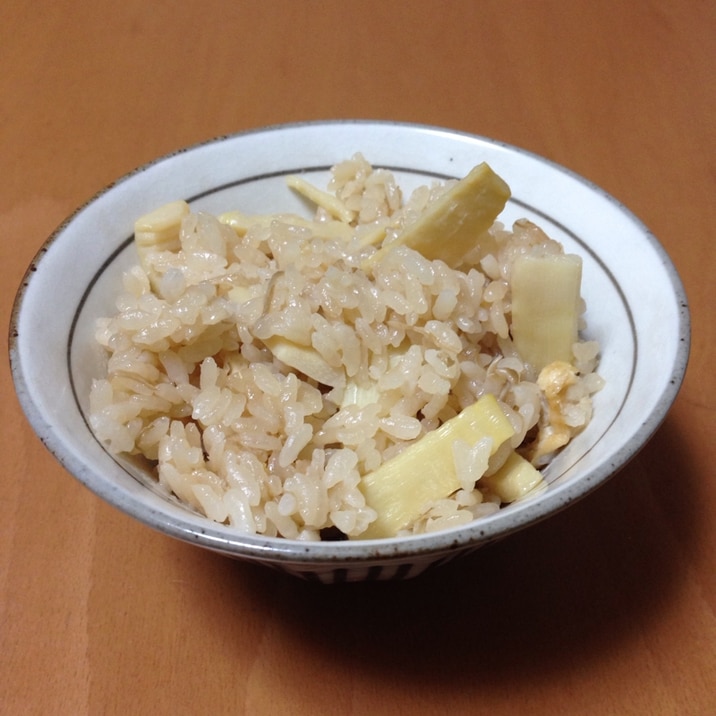 たけのこツナ薄揚げの炊き込みごはん♪